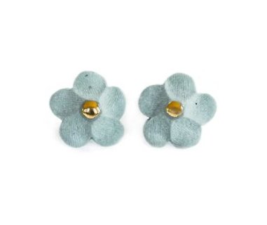 Earrings | Flower Studs - Mint