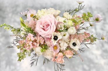 Pink Garden Bridal Bouquet