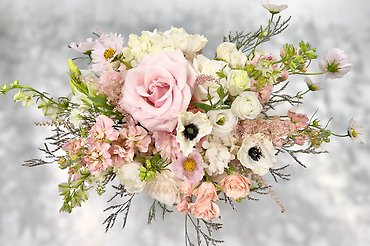 Pink Garden Bridal Bouquet