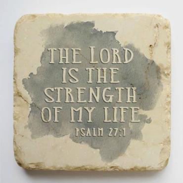 \"The Lord is the Strength of My Life\" Stone