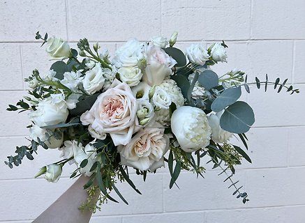 Blush Garden Rose Bridal Bouquet