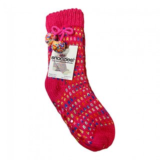 Snoozies Dot Socks | Hot Pink