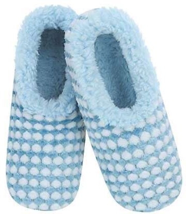 Snoozies Harlequin Socks | Light Blue