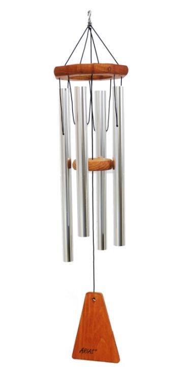 Wind Chime Arias 27\" Silver