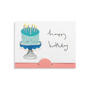 Happy Birthday Heart Necklace | On Card