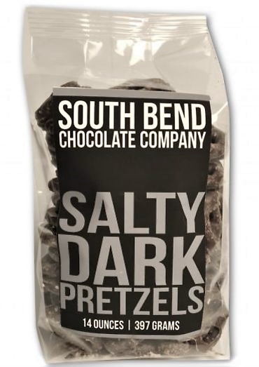 Salty Dark Pretzels
