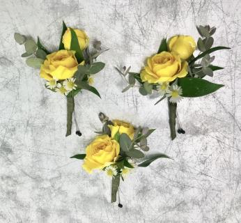 Mellow Yellow Boutonnieres