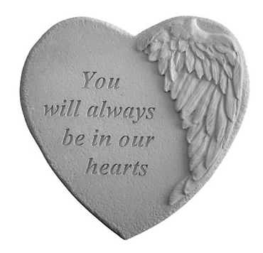 You Will Always Be In Our Hearts | Heart w/ Wings
