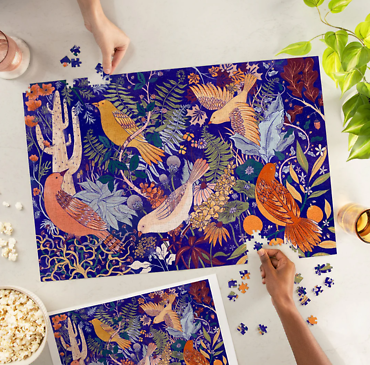 Birds and Blooms of North America Puzzle