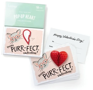 Kitten Pop-Up Valentines