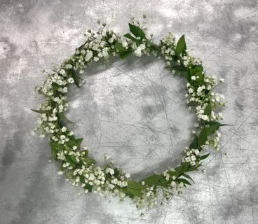 Baby\'s Breath Hair Crown