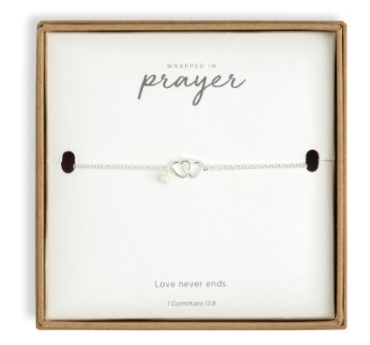 Bracelet | Dainty Double Heart/Silver