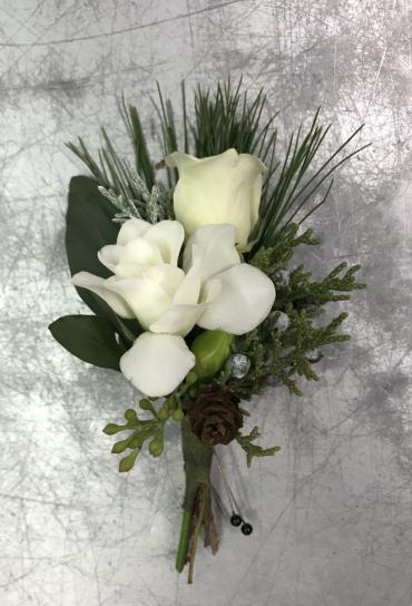 Winter Wonderful Boutonniere