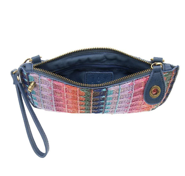 Wristlet/Crossbody Clutch | Woven Straw