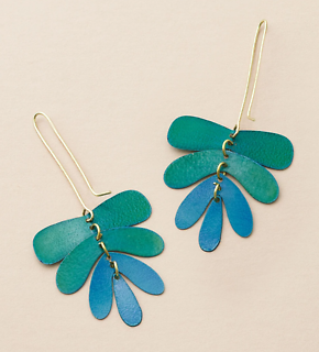 Dangling Leaf Earrings