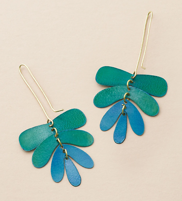 Dangling Leaf Earrings