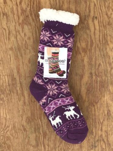 Snoozies Nordic Socks | Purple