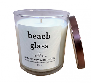 Slippery Elm Candles | Beach Glass