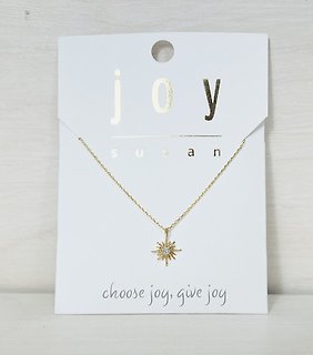 Joy Susan Necklace- Gold Star