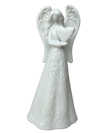 Embossed Angel with a Heart