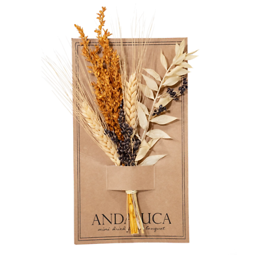 Dried Mini Bouquet | Amber