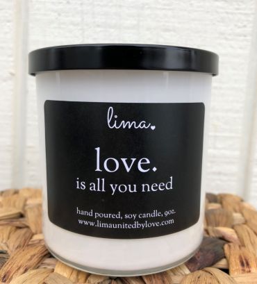 Scented Lima Candle - Love is all you need