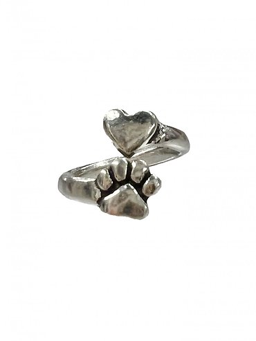 Ring | Paw Prints on my Heart