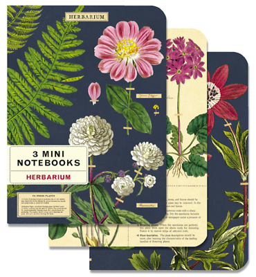 3 Mini Notebooks | Herbarium