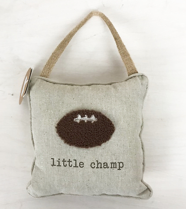 Door Knob Pillow ~ Little Champ