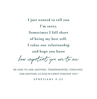Apology Enclosure Card