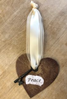 Heart Ornament - Peace