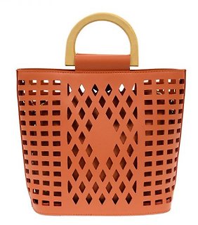 Cut Out Tote | Coral