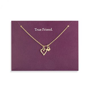 True Friend Heart Necklace | On Card