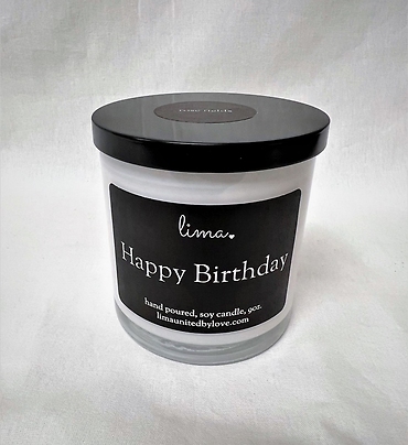 Scented Lima Candle | Happy Birthday