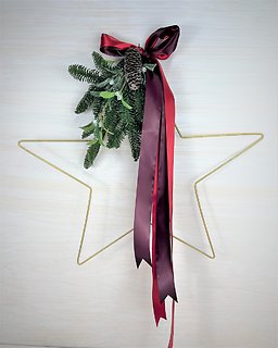 Hanging Star | Red/Burgundy