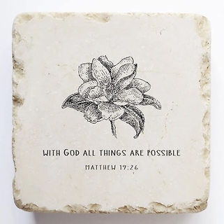 Matthew 19:26 | 2x2 Magnet