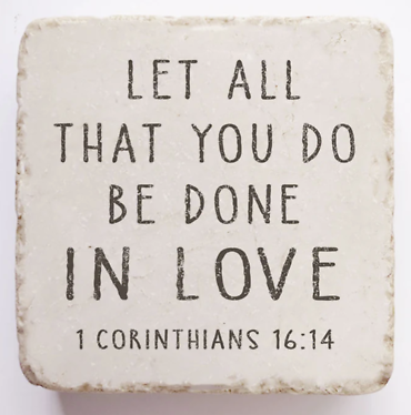 1 Corinthians 16:14- 4x2