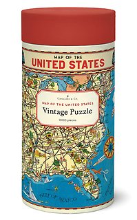 Vintage Puzzle | USA Map