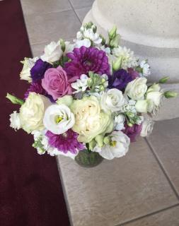 Purple Passion Bridal Bouquet