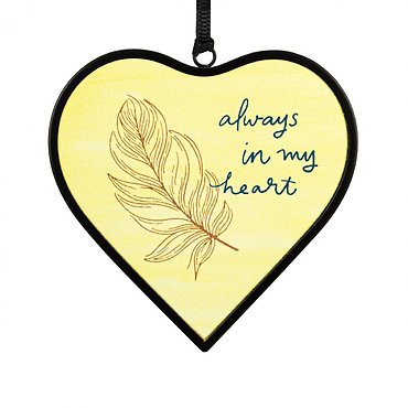 Heart Sun Catcher | Yellow