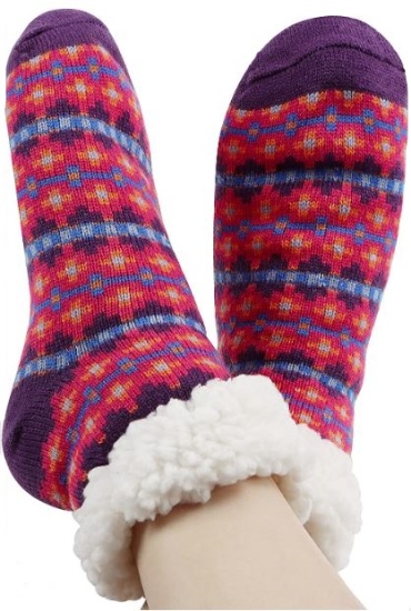 Snoozies Socks | Purple