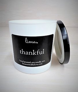 Scented Lima Candle | Thankful