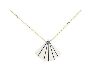 Necklace | Pinstripe Fan