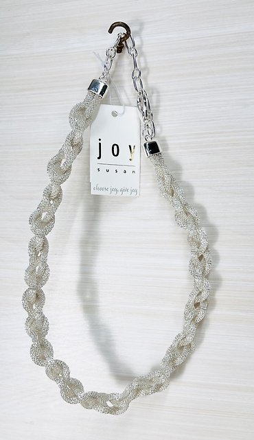 Joy Susan Silver Chunk Chain Necklace