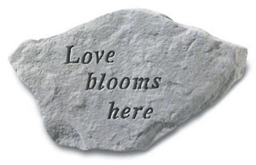 Garden Stone | Love Blooms Here