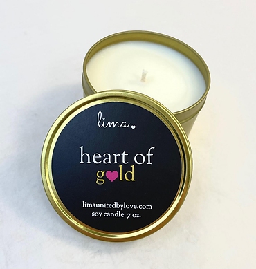 Lima Candle | Heart of Gold