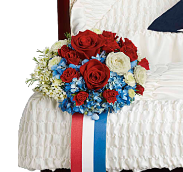 Patriotic Honor Casket Insert