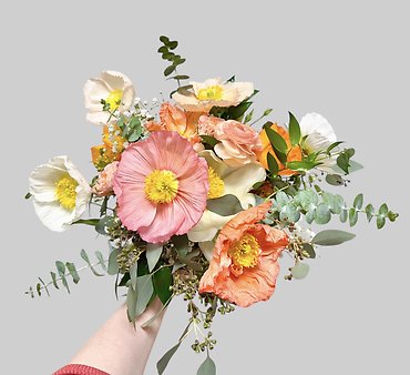 Poppies Bridal Bouquet