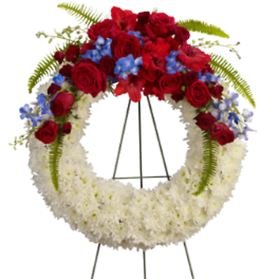 Patriotic Honor Standing Wreath