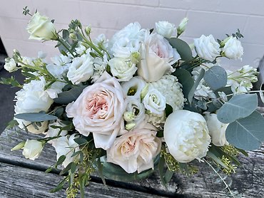 Blush Garden Rose Bridal Bouquet
